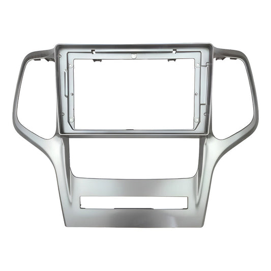 Bisel Adaptador Radio 9 PuLG Jeep Grand Cherokee 2008-2012 Plateado