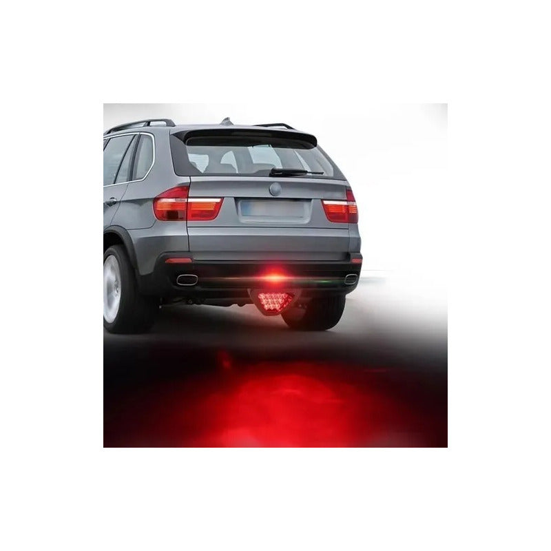 Luz De Stop De Freno Auxiliar Triangular Led Roja 12v