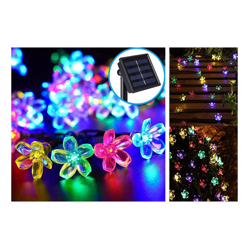 Pack X 2 Luces Solares Navidad Guirnalda  Varios Modelos