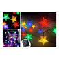 Estrellas Led Multicolor Navidad Guirnalda Lineal Solar Multicolor
