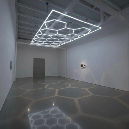 Luz Led Rectangular 14 Hexagonos 4.8x2.4mt 6500k 720w 220v