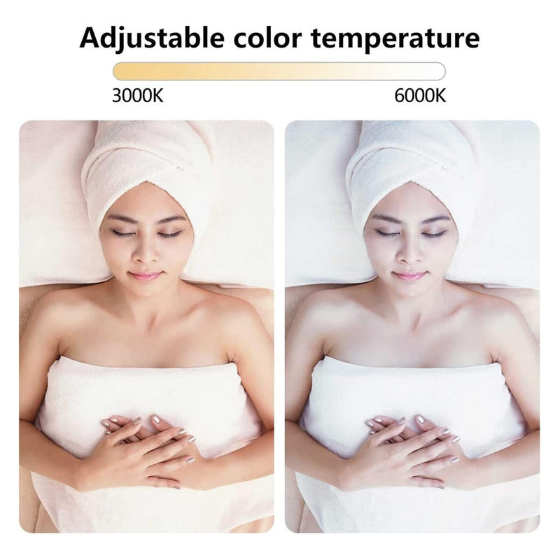 Lampara Led Lashista Manicure Estetica Led Media Luna