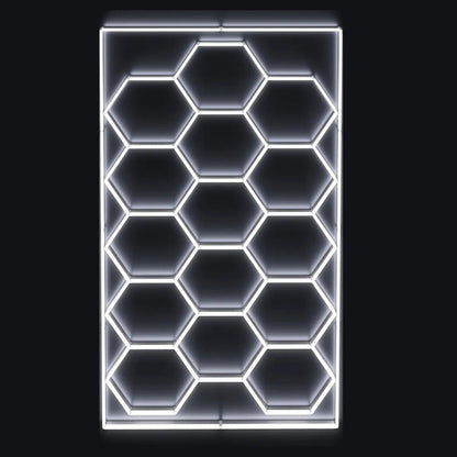 Luz Led Rectangular 14 Hexagonos 4.8x2.4mt 6500k 720w 220v