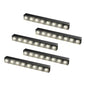 Pack X5 Aplique Solar Lampara Inducción Pared Led Exterior Cálido/frío
