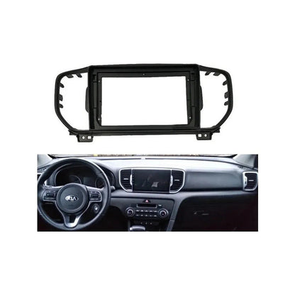 Bisel Adaptador Radio 9 Pulgadas Kia Sportage 2015 /2018 Gris