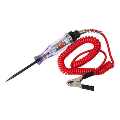 Pack 2 De Probadores De Voltaje De Pantalla Digital 3-24-48v Rojo