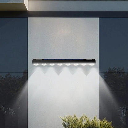 Pack X3 Aplique Solar Pared Lampara Inducción Led Exterior Frío/calido