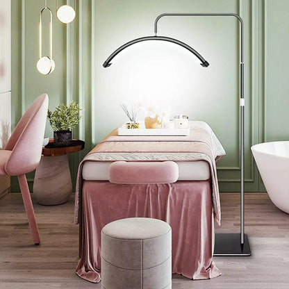 Lampara Led Lashista Manicure Estetica Led Media Luna