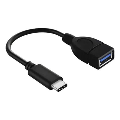 Otg Cable Adaptador Usb Hembra A Usb C Macho Negro
