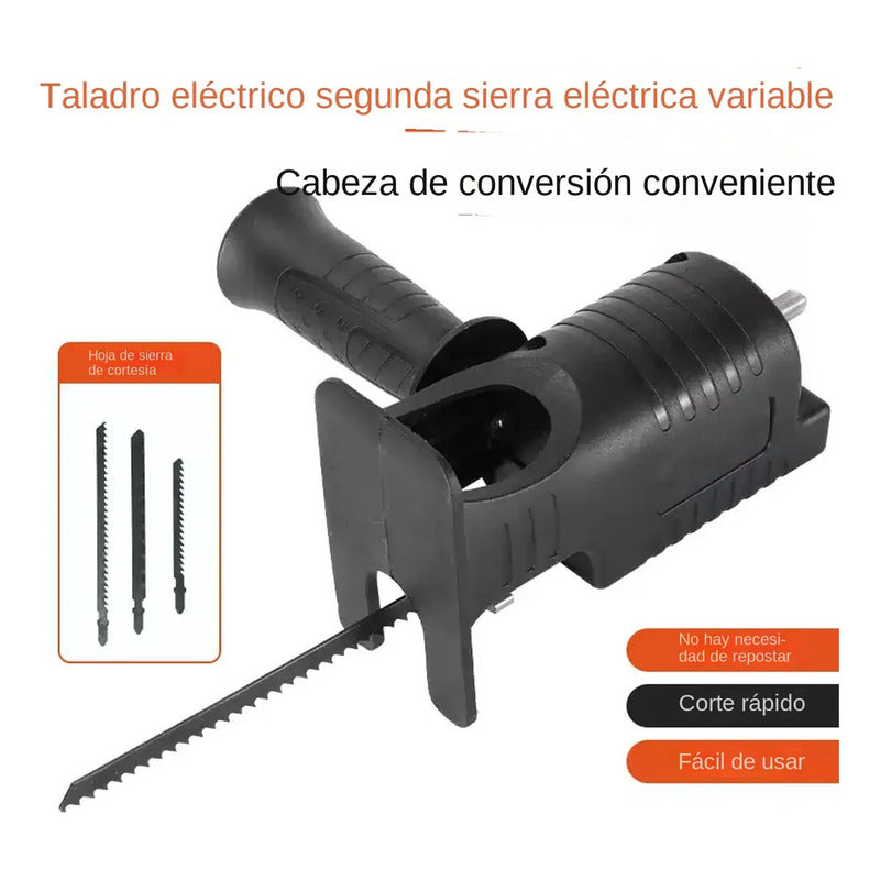 Adaptador Taladro Sierra Sable Reciproca Convertidor