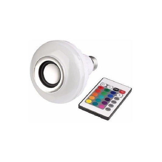 Ampolleta Bluetooth, Led De Colores, Parlante Luz Fiesta