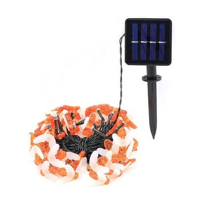 Pack X 2 Luces Solares Navidad Guirnalda  Varios Modelos