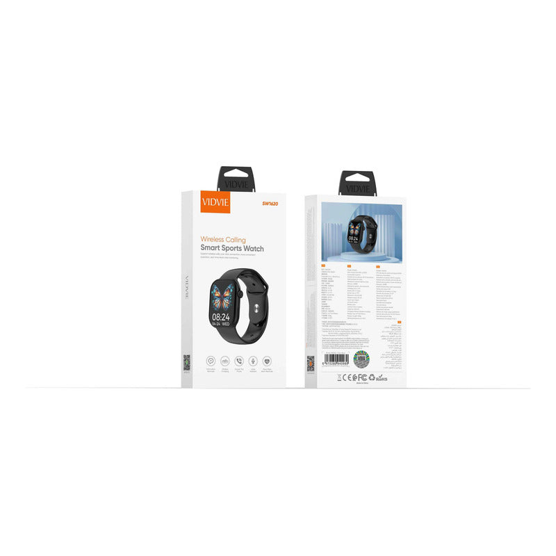 Reloj Inteligente Vidvie Smartwatch Sw1620 Pantalla 2,1 Blanco Milanés Negro Negro