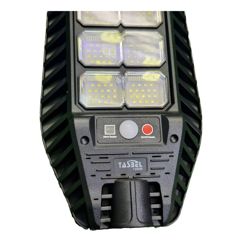 Foco Solar Tecnohogar 1000w Con Sensor Y Control Remoto Negro Blanco Frío