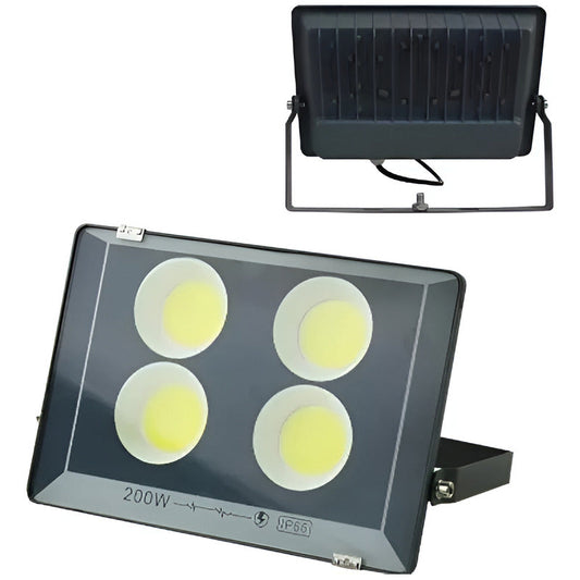 Foco Led De 200w Cultivo Proyector Estadios Exterior Ip67 Gris Blanco Frío