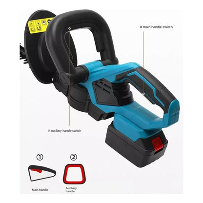 Cortasetos Inalambrico Podadora Pasto Bateria Recargable 20v Naranja Oscuro