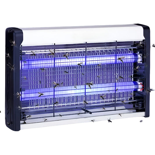 Lampara Luz Uv Mata Mosquito Zancudos Moscas Insectos 15w Negro