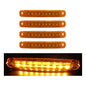 Luces Led 9-30v Laterales 4 Unidades Auto Camión Amarilla