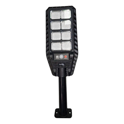 Foco Solar 800w Luminaria + Soporte Y Sensor De Movimiento Negro