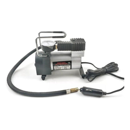 Compresor Aire Portátil Vehicular Neumáticos 220psi Con Manómetro Gris 50/60hz Monofásica