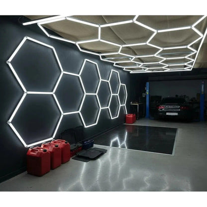 Luz Led Rectangular 14 Hexagonos 4.8x2.4mt 6500k 720w 220v