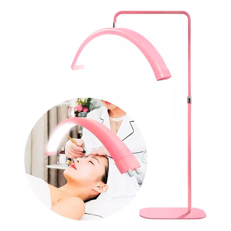 Lampara Led Lashista Manicure Estetica Led Media Luna