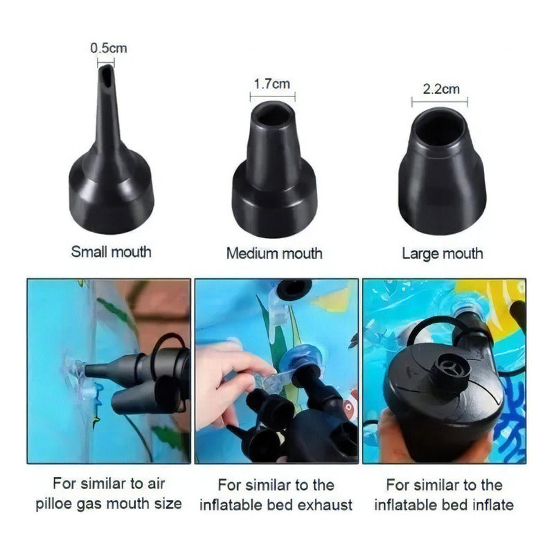 Inflador Electrico Bomba Infladora De Globos Con Boquillas