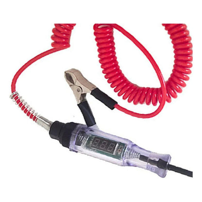 Pack 2 De Probadores De Voltaje De Pantalla Digital 3-24-48v Rojo