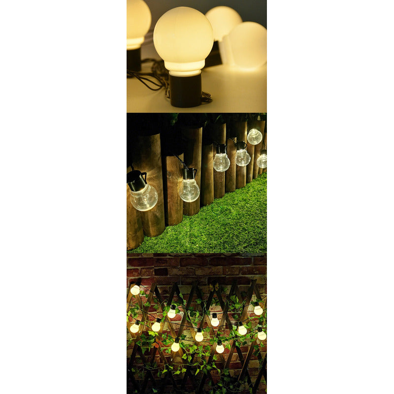 Pack X 2 Luces Solares Navidad Guirnalda  Varios Modelos