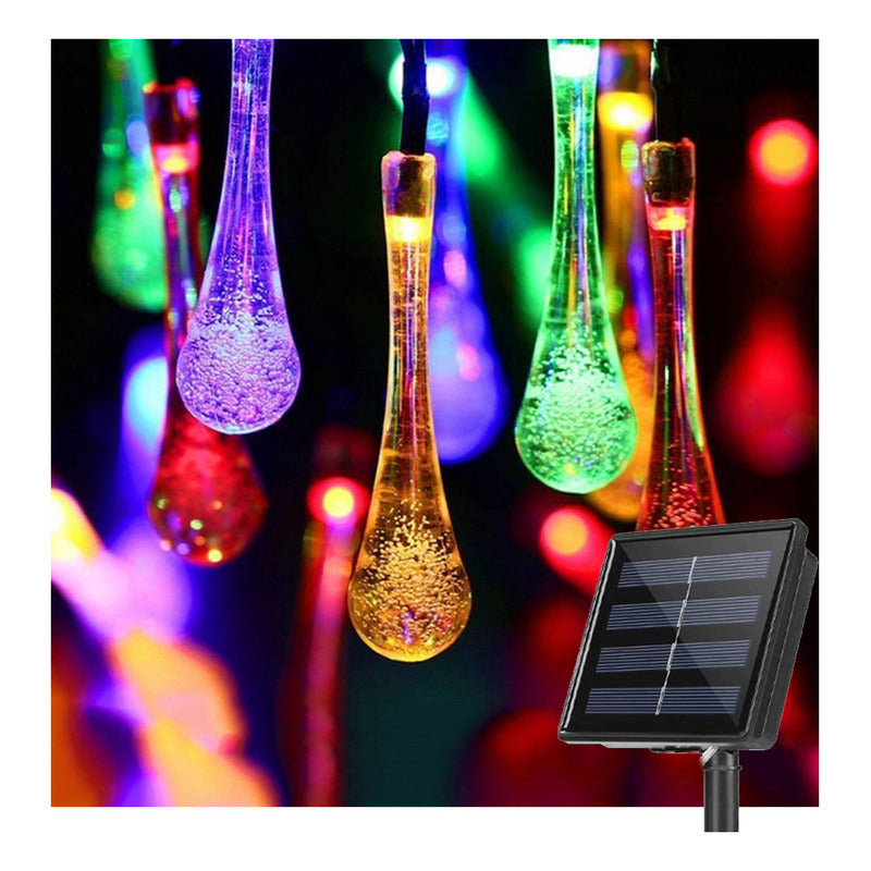 Pack X 2 Luces Solares Navidad Guirnalda  Varios Modelos