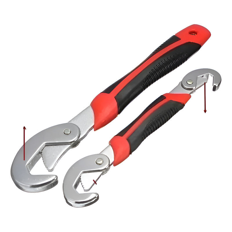 Pack X2 Llaves Tuerca Corona Ajustables Universales 8-32mm Negro