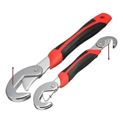 Pack X2 Llaves Tuerca Corona Ajustables Universales 8-32mm Negro