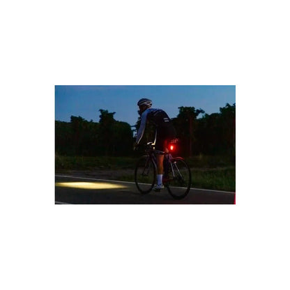 Luces Bicicleta Led Delantera Y Trasera Recargable Usb Negro