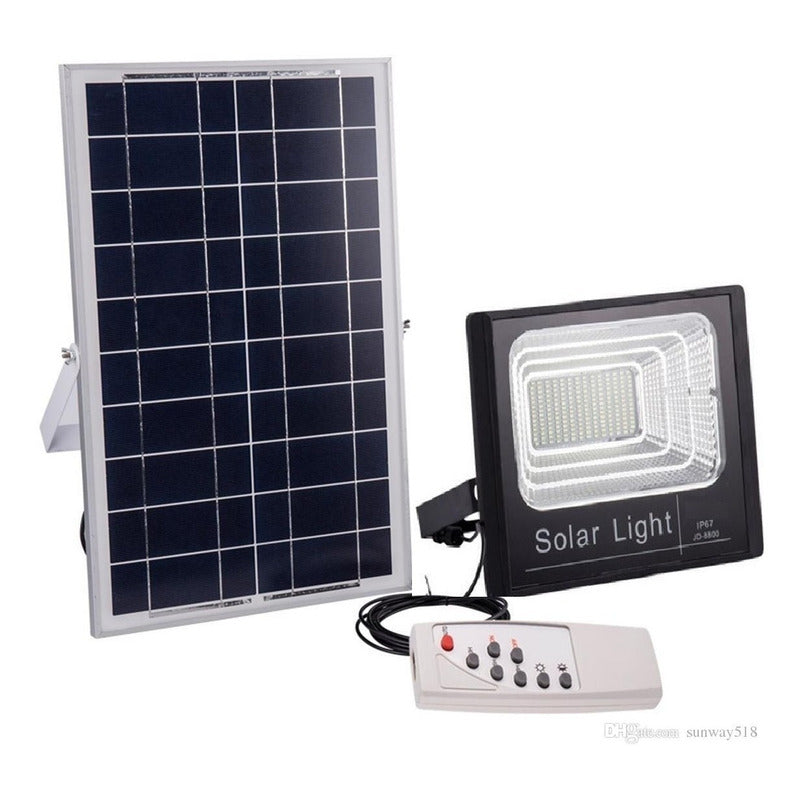 Foco Solar Inteligente 200w 360 Led Control Remoto Ip66