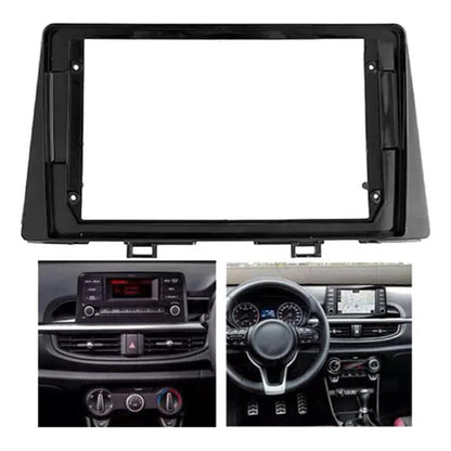 Bisel 9 Pulgadas Adaptador Radio Kia Morning 2018-2025 Auto Negro