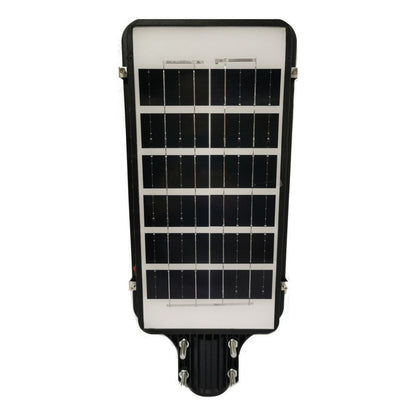 Pack X 3 Foco Solar 1000watt Alumbrado Exterior Poste Negro Fría
