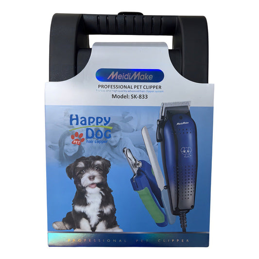 Cortadora Pelo Perro Maquina Corta Pelo Mascotas Pelo Canino Color Azul