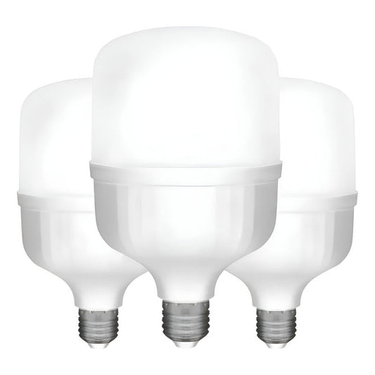 Pack X3 Ampolleta Led 38w Luz Fría Iliminación Intensa Fría