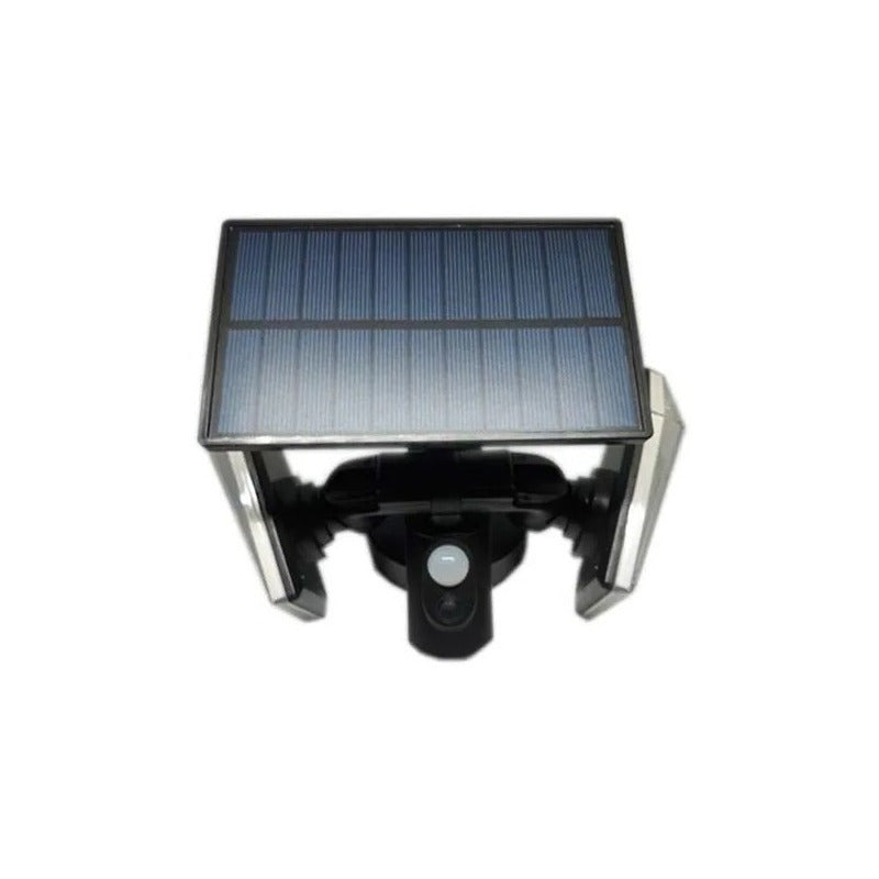 Foco Solar 78 Led Ajustable Sensor De Movimiento Seguridad Negro