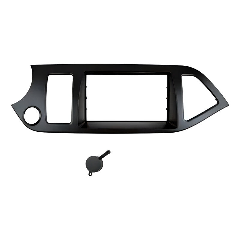Bisel Adaptador Kia Morning 2012-2015 Para Radio 9 Pulgada Negro