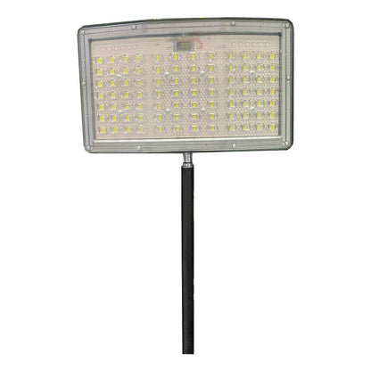 Foco Solar Recargable 100w Led Trabajo Camping Emergencia Negro Blanco Frío