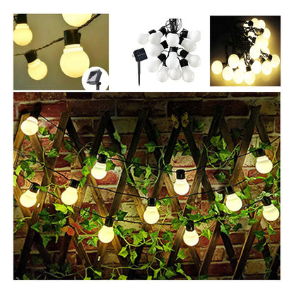 Pack X 2 Luces Solares Navidad Guirnalda  Varios Modelos