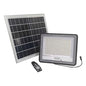 Foco Solar 1500w Panel Solar Y Control Remot Luz Blanco Frío Negro Blanco Frío
