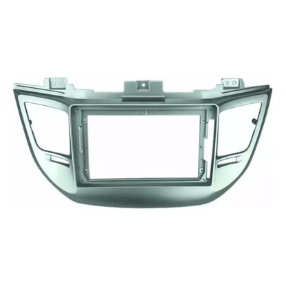 Bisel Adaptador Radio 9 Pulgadas Hyundai Tucson 2015-2018 Color Gris