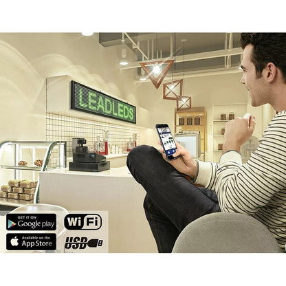 Letreros Programables Led 1 Mts Luminoso Letrero Led Wifi