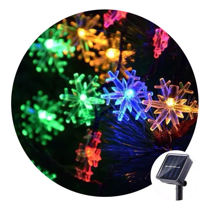 Pack X 2 Luces Solares Navidad Guirnalda  Varios Modelos