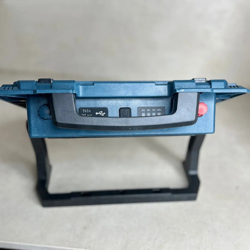 Foco Led Reflector Recargable 200w / 400w Con Panel Solar 200w Blanco Frío