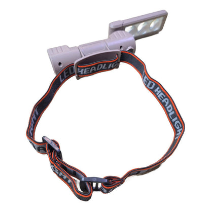 Linterna Cintillo Led Brillante Cabeza Encendido Con Sensor Amarilla Negra