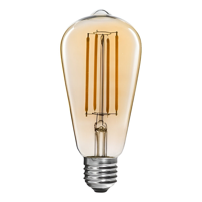 Ampolleta Led 4w Vintage Filamento Luz Cálida Ahorradora Cálida