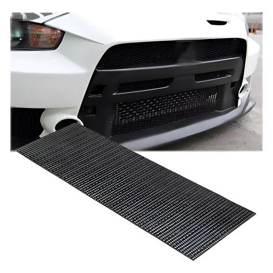 Malla De Parachoques Rejilla Tipo Audi Negro Auto/camioneta Negro Mate
